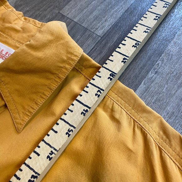 Bugle Boy Classics Orange Button Down Shirt 100% Cotton Women's Size Medium - Picture 6 of 6